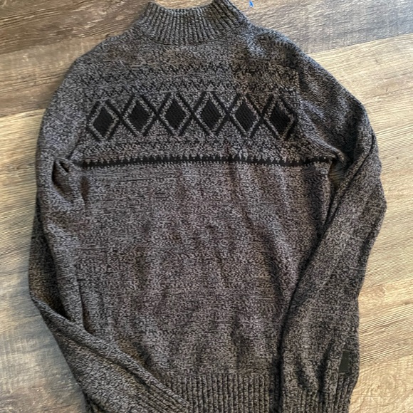Guess Other - Men's Vintage Guess Gray Patterned Sweater
